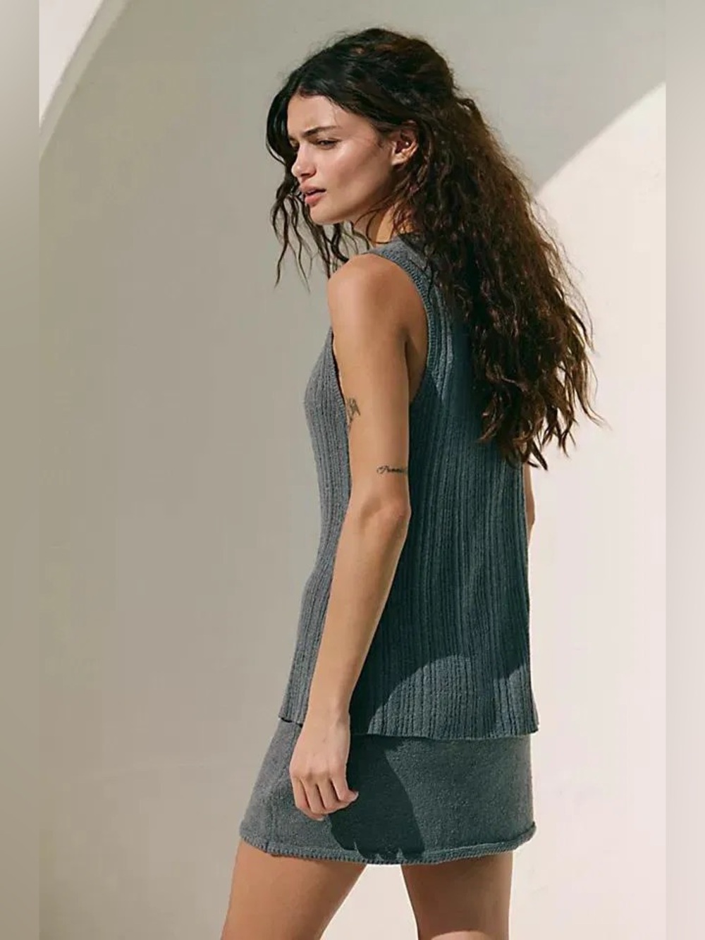 Free People Rhea Sweater Set - Gray - Picture 2 of 4